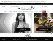 Tablet Screenshot of newbridgesilverware.com